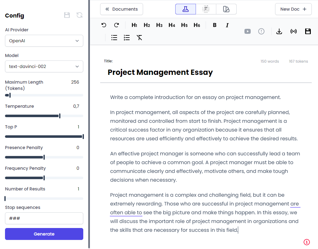 AI that writes essays AI Content Labs