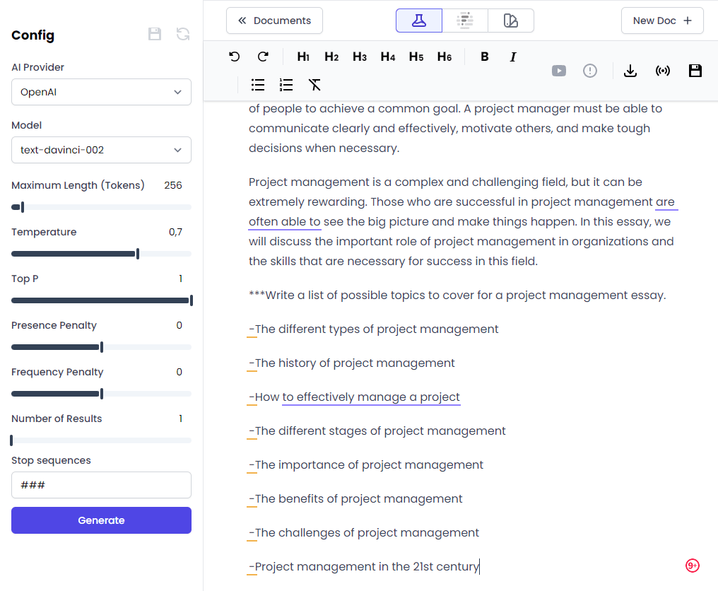 AI that writes essays AI Content Labs
