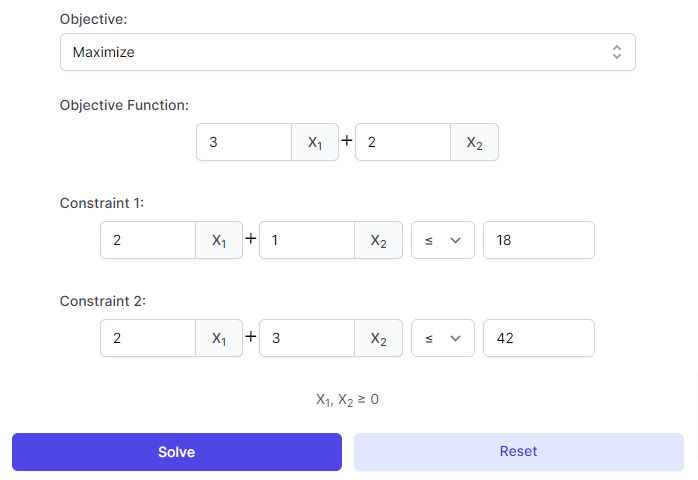 simplex calculator