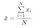 arithmetic mean calculator