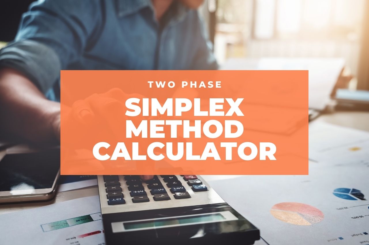 simplex method calculator